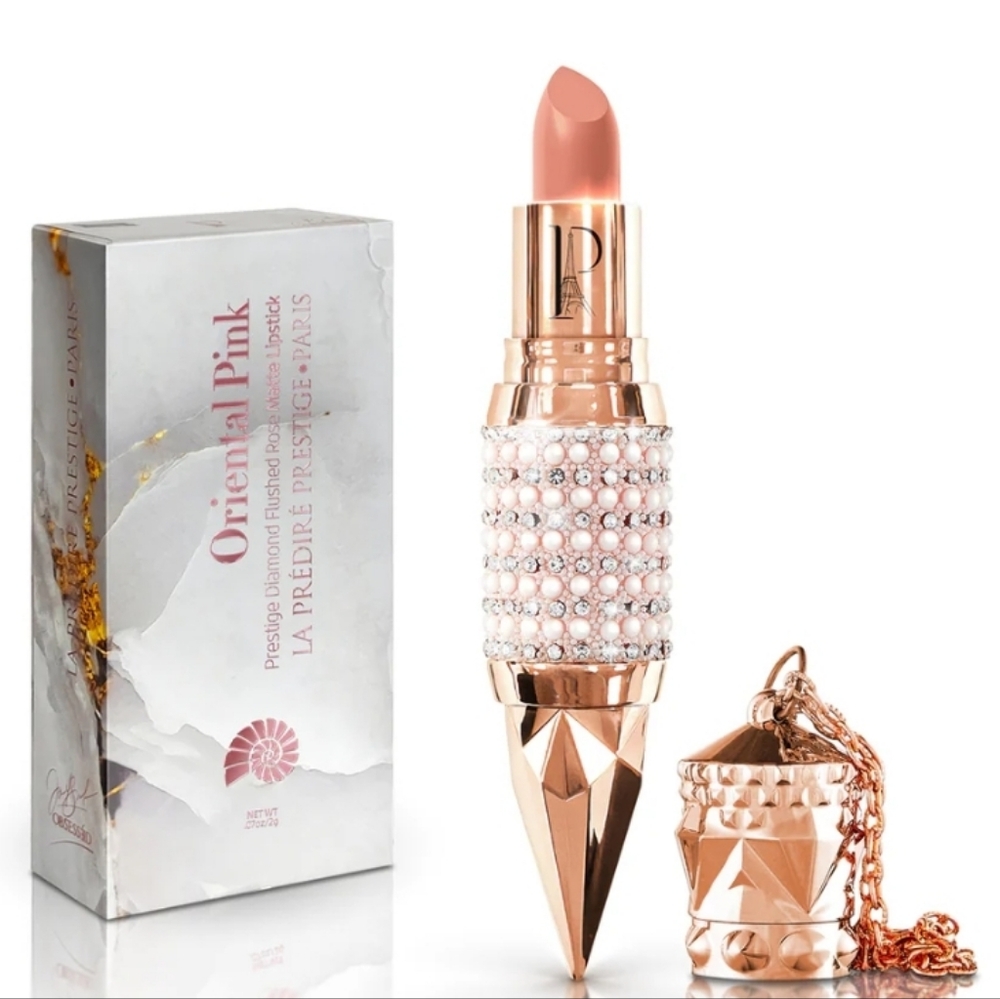 Oriental Pink Prestige Diamond Flushed Rose Matte Lipstick